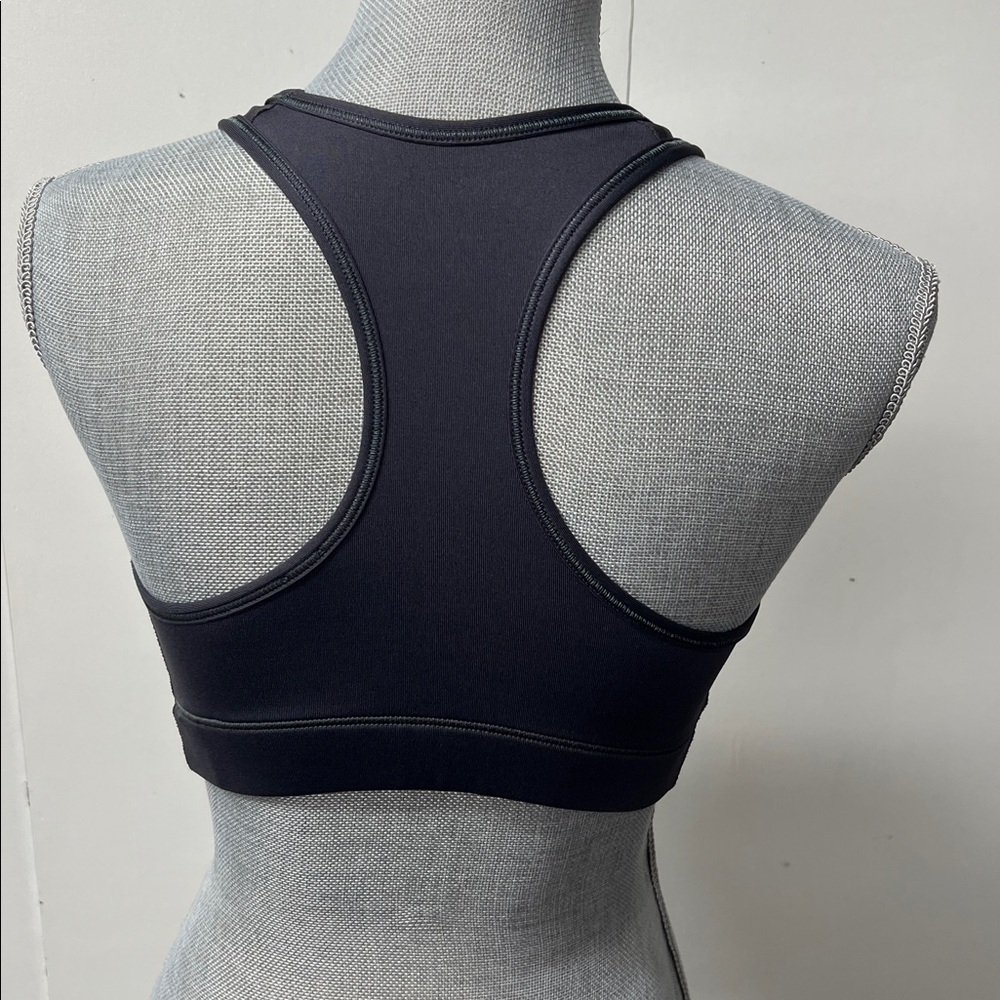 Nike Women's Black and Blue Sports Bra - Picture 3 of 3